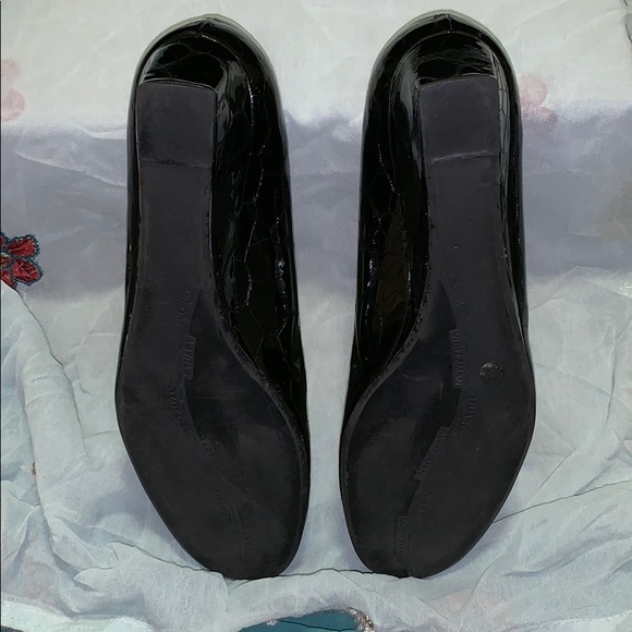 Stuart Weizman patent leather wedge pumps - Picture 5 of 8